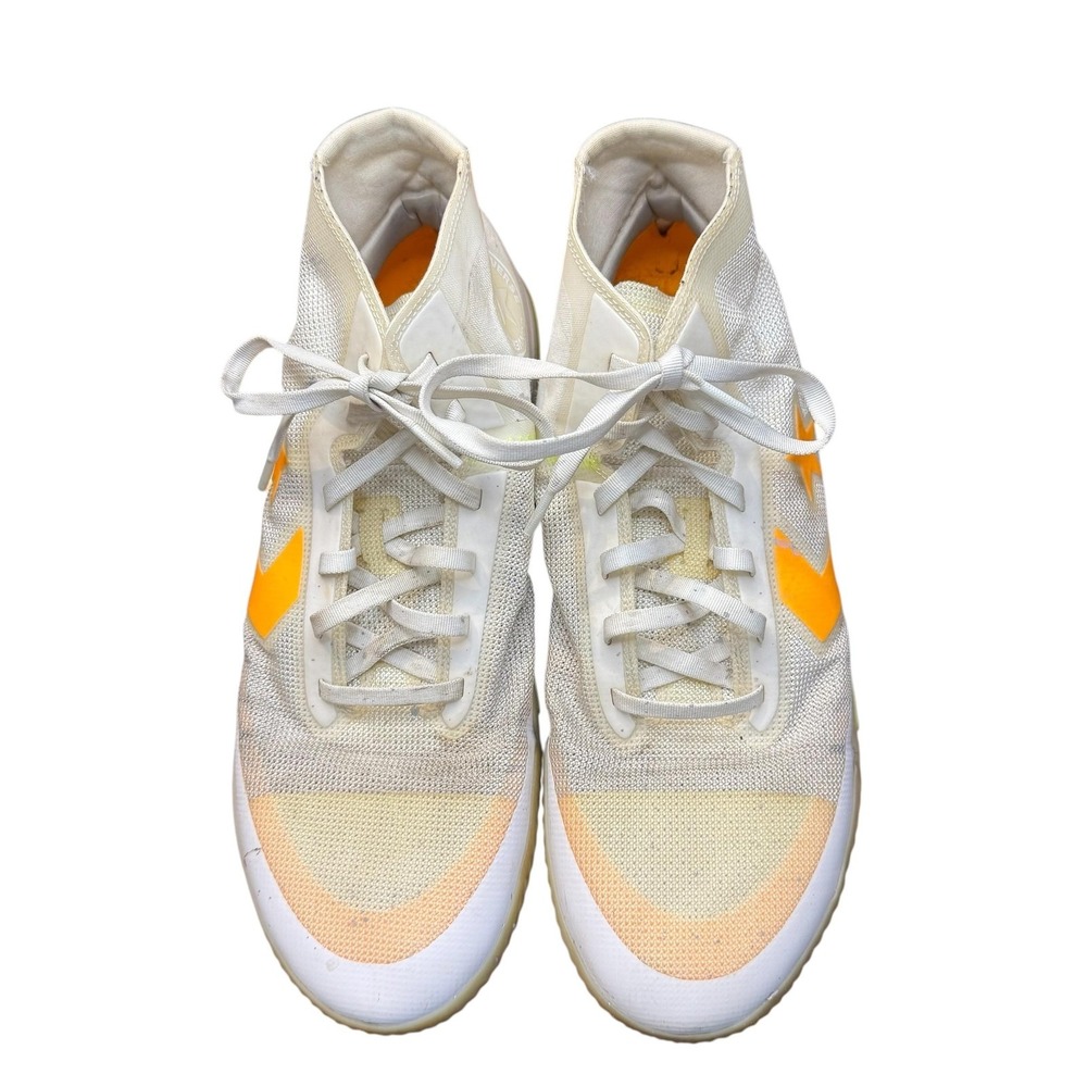 Converse All Star Pro BB Shoes Mens‎ Size 14 White Orange React 165543C